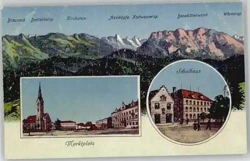 Holzkirchen Oberbayern Holzkirchen Oberbayern Marktplatz  x 1923 / Holzkirchen /Miesbach LKR