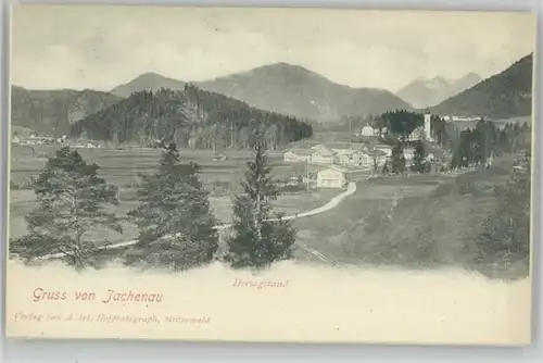 Jachenau Jachenau Herzogstand ungelaufen ca. 1920 / Jachenau /Bad Toelz-Wolfratshausen LKR