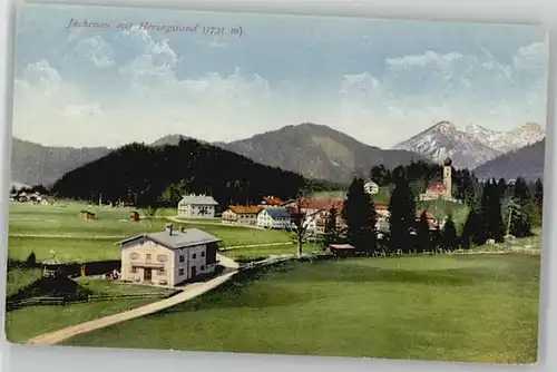 Jachenau Jachenau Herzogstand ungelaufen ca. 1920 / Jachenau /Bad Toelz-Wolfratshausen LKR