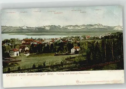 Tutzing Tutzing  ungelaufen ca. 1900 / Tutzing /Starnberg LKR