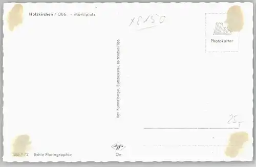 Holzkirchen Oberbayern Holzkirchen Oberbayern Marktplatz ungelaufen ca. 1955 / Holzkirchen /Miesbach LKR