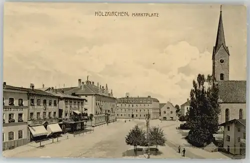 Holzkirchen Oberbayern Holzkirchen Oberbayern Marktplatz ungelaufen ca. 1910 / Holzkirchen /Miesbach LKR