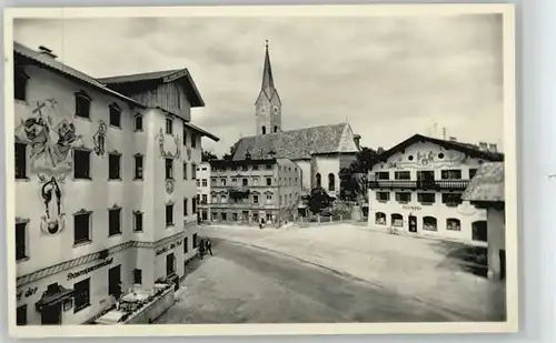 Holzkirchen Oberbayern Holzkirchen Oberbayern Marktplatz ungelaufen ca. 1955 / Holzkirchen /Miesbach LKR