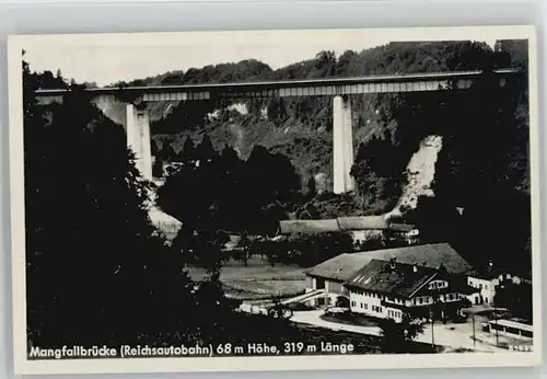 Holzkirchen Oberbayern Mangfallbruecke x 1940