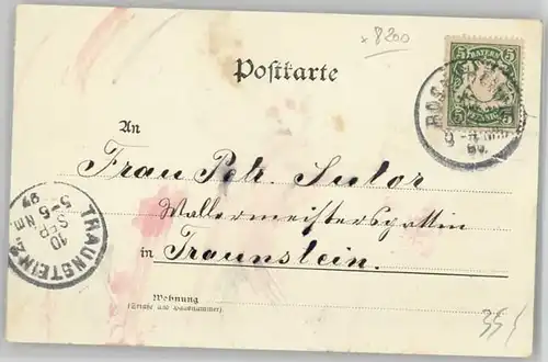 Rosenheim Bayern Rosenheim Oberbayern  x 1897 / Rosenheim /Rosenheim LKR