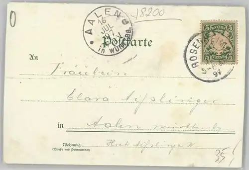 Rosenheim Bayern Rosenheim Oberbayern Kaiserbad x 1897 / Rosenheim /Rosenheim LKR