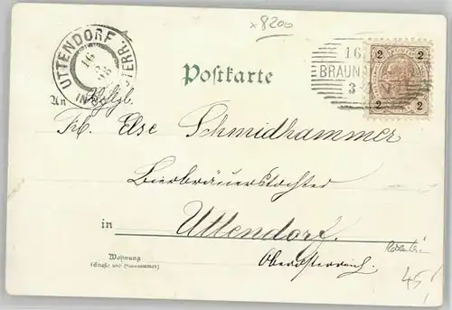 Rosenheim Oberbayern Kaiserbad Marienbad x 1898