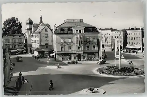 Rosenheim Oberbayern Ludwigsplatz x 1956