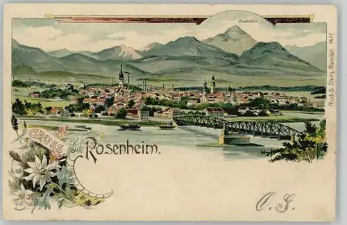 Rosenheim Bayern Rosenheim Oberbayern  ungelaufen ca. 1900 / Rosenheim /Rosenheim LKR
