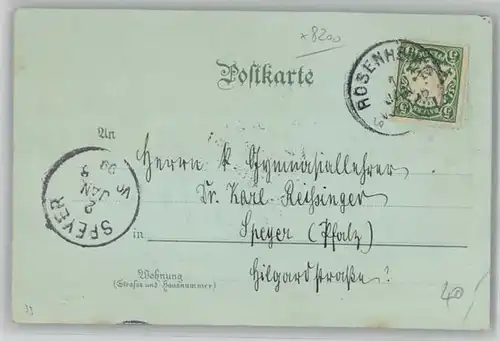 Rosenheim Oberbayern  x 1899