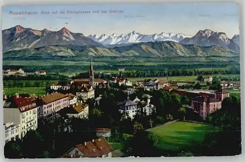 Rosenheim Oberbayern Feldpost x 1917