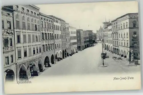 Rosenheim Oberbayern Max Josef Platz x 1909