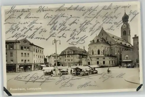 Rosenheim Oberbayern Ludwigsplatz x 1940