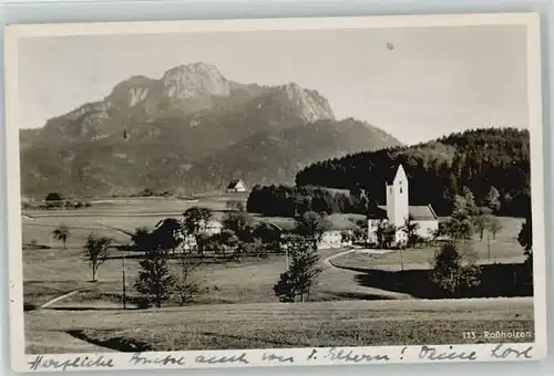Rosenheim Oberbayern Gasthof Roßholzen x 1938