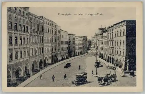 Rosenheim Bayern Rosenheim Oberbayern Max Josef Platz ungelaufen ca. 1920 / Rosenheim /Rosenheim LKR