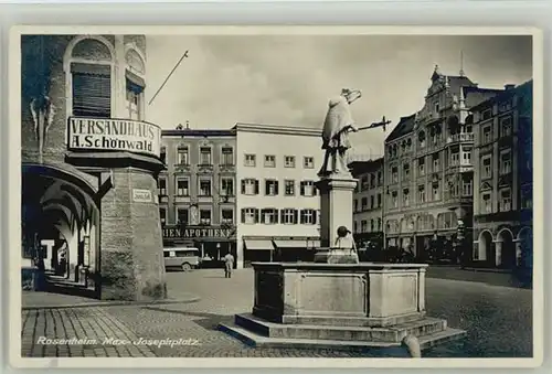 Rosenheim Oberbayern Max Josef Platz x 1935