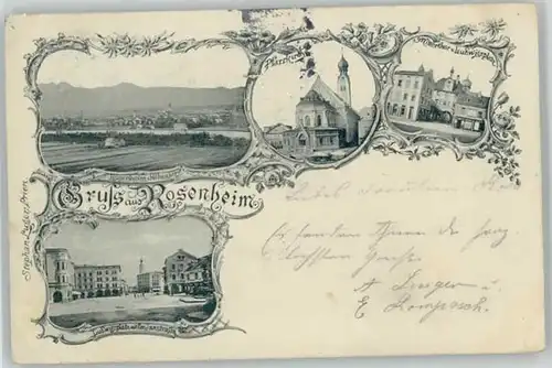 Rosenheim Bayern Rosenheim Oberbayern  x 1897 / Rosenheim /Rosenheim LKR