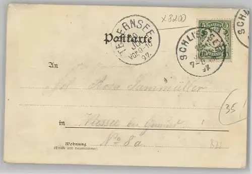 Rosenheim Bayern Rosenheim Oberbayern  x 1897 / Rosenheim /Rosenheim LKR