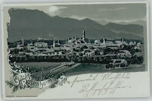 Rosenheim Oberbayern  x 1904