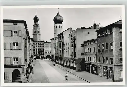 Rosenheim Bayern Rosenheim Oberbayern Heilig Geist Strasse ungelaufen ca. 1955 / Rosenheim /Rosenheim LKR