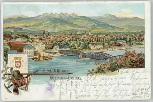 Rosenheim Bayern Rosenheim Oberbayern  x 1902 / Rosenheim /Rosenheim LKR