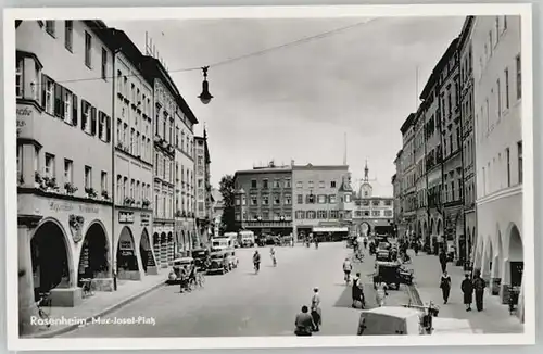 Rosenheim Bayern Rosenheim Oberbayern Max Josef Platz ungelaufen ca. 1955 / Rosenheim /Rosenheim LKR