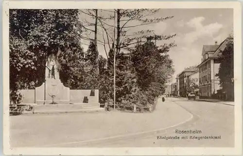 Rosenheim Oberbayern Koenigstrasse  x 1920
