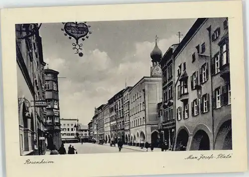 Rosenheim Bayern Rosenheim Oberbayern Max Josef Platz ungelaufen ca. 1920 / Rosenheim /Rosenheim LKR