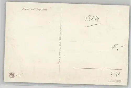 Gmund Tegernsee Gmund Tegernsee Kuenstlerkarte ungelaufen ca. 1920 / Gmund a.Tegernsee /Miesbach LKR