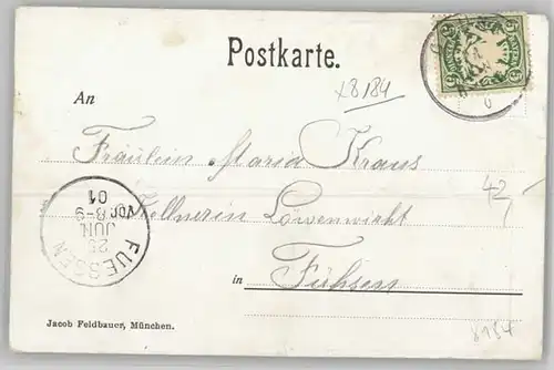 Gmund Tegernsee Gasthaus Gasteig x 1901