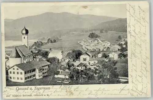 Gmund Tegernsee  x 1905
