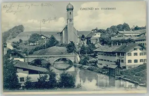 Gmund Tegernsee  x 1905