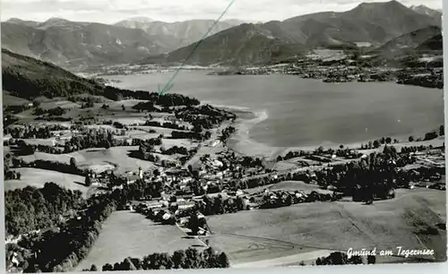 Gmund Tegernsee Fliegeraufnahme o 1964