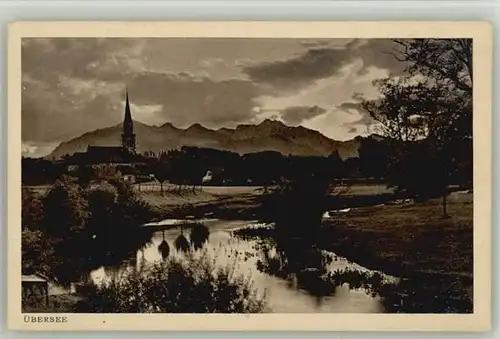 uebersee uebersee  ungelaufen ca. 1920 / uebersee /Traunstein LKR