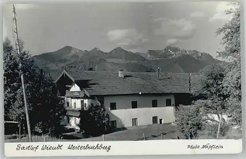 wd78048 uebersee uebersee Westerbuchberg Gasthof Wiendl x 1960 Kategorie. uebersee Alte Ansichtskarten
