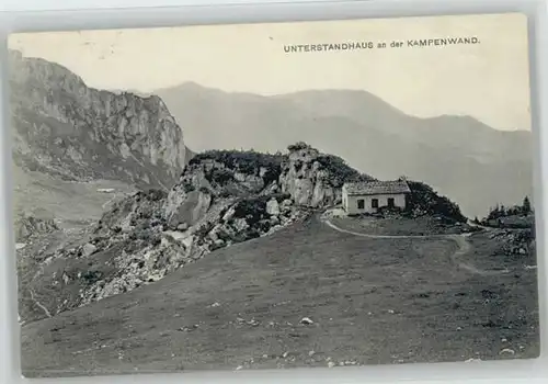 Bernau Chiemsee [Stempelabschlag] Unterstandhaus Kampenwand x 1924