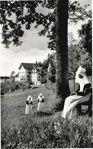 Bad Adelholzen Oberbayern Bad Adelholzen Krankenhaus  ungelaufen ca. 1955 / Siegsdorf /Traunstein LKR