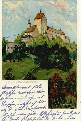 Aschau Chiemgau Schloss KuenstlerA. Hengeler x 1901
