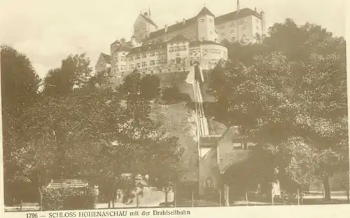 Aschau Chiemgau Aschau Chiemgau Schloss Hohenaschau ungelaufen ca. 1920 / Aschau i.Chiemgau /Rosenheim LKR