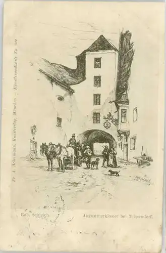 Teisendorf Augustinerkloster KuenstlerSchleich x 1898