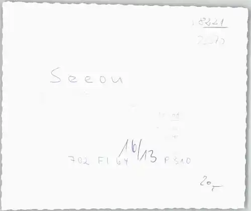 Seeon-Seebruck Seeon Chiemgau Fliegeraufnahme o 1964 / Seeon-Seebruck /Traunstein LKR