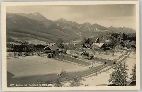 Alzing Traunstein Alzing Hochfelln Hochgern x 1949