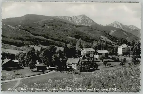 Alzing Traunstein Alzing Genesungsheim Hochfelln Hochgern ungelaufen ca. 1955 / Siegsdorf /Traunstein LKR