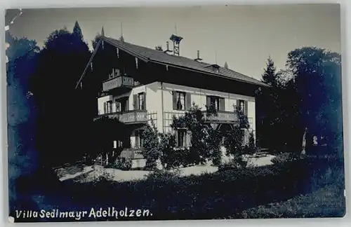 Bad Adelholzen Oberbayern Bad Adelholzen Villa Sedlmayr x 1910 / Siegsdorf /Traunstein LKR