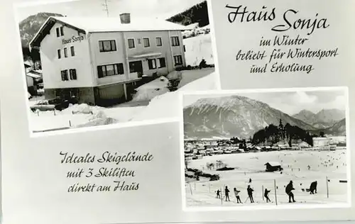 Siegsdorf Siegsdorf Haus Sonja ungelaufen ca. 1965 / Siegsdorf /Traunstein LKR