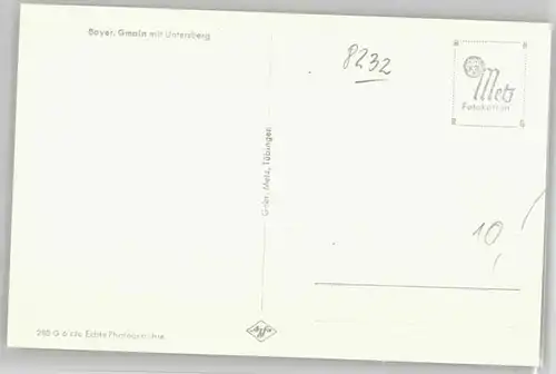 Bayerisch Gmain Bayerisch Gmain  ungelaufen ca. 1955 / Bayerisch Gmain /Berchtesgadener Land LKR