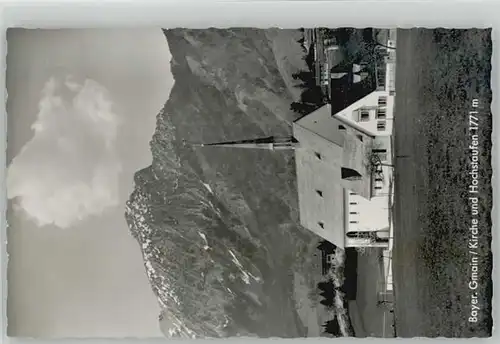 Bayerisch Gmain Bayerisch Gmain Hochstaufen ungelaufen ca. 1955 / Bayerisch Gmain /Berchtesgadener Land LKR