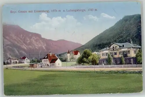 Bayerisch Gmain Untersberg x 1910