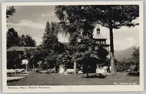 Schoenau Koenigssee Hotel Pension Panorama x 1939