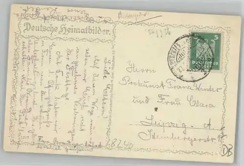 Schoenau Koenigssee Wirtschaft Kohlhiesl x 1926